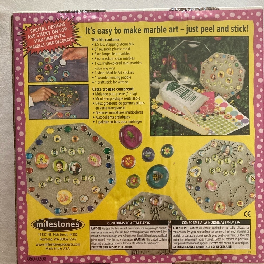 MARBLE art stepping stone kit